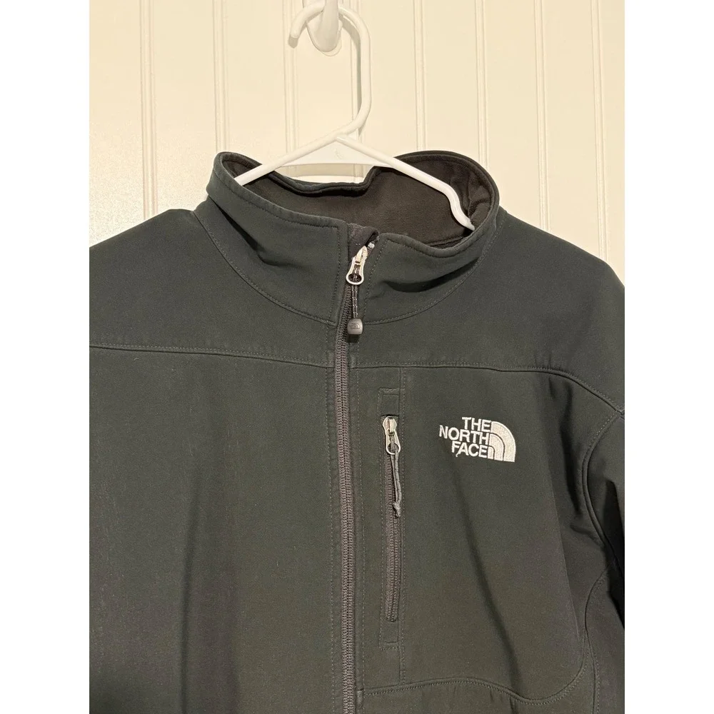 The North Face Apex Softshell Jacket Full Zip Black‎ Mens Large